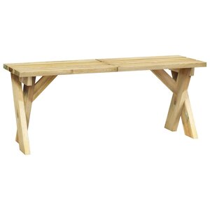 vidaXL Banc de jardin 110 cm Bois de pin imprégné