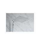 Colonne de douche - Mitigeur thermostatique - Pomme haute carrée 30x30 cm - OCEANIC - Chrome
