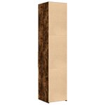 vidaXL Buffet haut chêne fumé 40x42 5x185 cm bois d'ingénierie