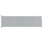 vidaXL Auvent latéral rétractable de patio 180x600 cm Gris