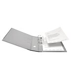 Classeur À Levier Papier Marbré A4 Recycling - Gris-dos Noir - X 20 - Falken