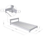 Lit enfant DREAMY 90 x 160 blanc