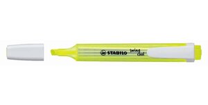 Blister de 1 Surligneur de poche SWING COOL Pte Biseautée 1 - 4 mm - jaune STABILO