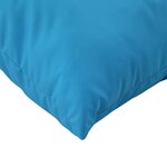 vidaXL Coussins de palette lot de 2 bleu clair tissu oxford