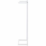 vidaXL Porte-serviette Blanc 25x20x95 cm Acier