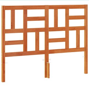 vidaXL Tête de lit cire marron 180 cm bois massif de pin