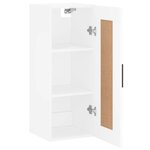 vidaXL Armoire murale blanc 34 5x34x90 cm bois d'ingénierie