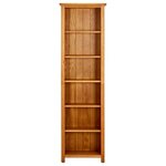vidaXL Bibliothèque à 6 niveaux 52x22x180 cm Bois de chêne massif