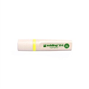 Surligneur jaune rechargeable - matières recyclées - Edding EcoLine