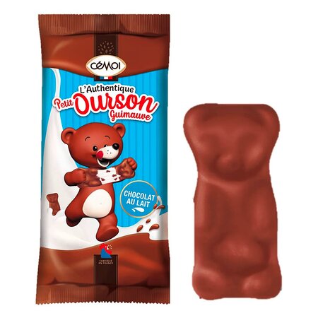 Oursons guimauve chocolat au lait - Auchan - 0.2 kg