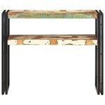 vidaXL Table console 90x30x75 cm Bois de récupération massif