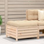 vidaXL Repose-pied de jardin 62x63 5x32 cm bois de pin massif