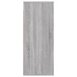 vidaXL Armoire murale Sonoma gris 80x33x80 cm Bois d'ingénierie