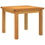 vidaXL Ensemble de bistro 3 Pièces beige résine tressée et bois d'acacia