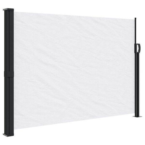 vidaXL Auvent latéral rétractable blanc 140x500 cm