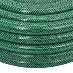 vidaXL Tuyau d'arrosage avec jeu de raccords vert 0 75" 20 m PVC