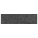 vidaXL Tapis d'escalier autocollants rectangulaire 15 Pièces 76x20 cm