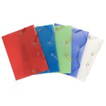 Chemise À Élastique 3 Rabats Polypropylène Chromaline - Format Pocket 12x16cm - Couleurs Assorties - X 25 - Exacompta