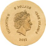 Pièce de monnaie en Or 5 Dollars g 0.5 Millésime 2022 Ancient Greece PHILIP II OF MACEDON