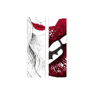 Suzie-q - 2 marque-pages carte dessin - modèle 1