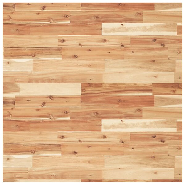 vidaXL Dessus de table carré 90x90x2 cm bois massif d'acacia