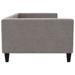 vidaXL Lit de repos taupe 100x200 cm tissu