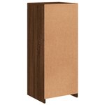 vidaXL Buffet avec lumières LED chêne marron 41x37x100 cm