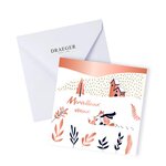 Carte De Vœux Etincelle Renard - Draeger paris