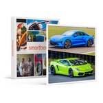 SMARTBOX - Coffret Cadeau Stage de pilotage multivolant : 2 tours en Alpine et 2 tours en Lamborghini Gallardo sur le circuit de Saint-Laurent-de-Mure -  Sport & Aventure