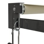 vidaXL Auvent rétractable automatique crème 3 5x2 5 m