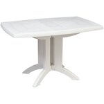 GROSFILLEX Table Vega 118x77 - Blanc
