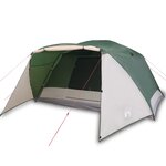 vidaXL Tente familiale avec porche 6 personnes vert imperméable