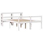 vidaXL Lit pour personne âgée et tête de lit 140x200cm bois pin massif