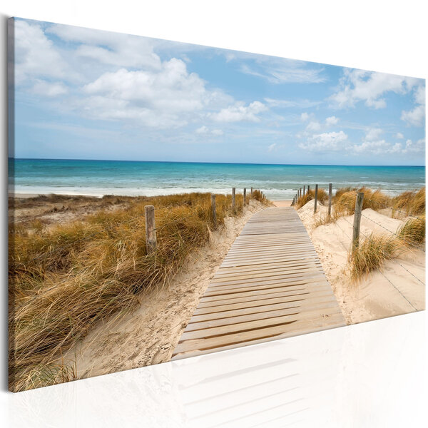 Tableau - windy beach l x h en cm 150x50