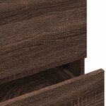 vidaXL Armoire d'évier chêne marron 78x37x59 cm bois d'ingénierie