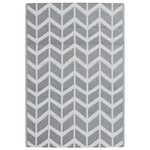 vidaXL Tapis d'extérieur gris 140x200 cm PP