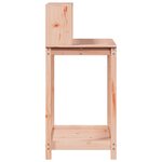 vidaXL Table de rempotage avec étagères bois massif de douglas