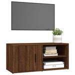 vidaXL Meubles TV 2 Pièces Chêne marron 80x31 5x36 cm Bois d'ingénierie