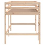 vidaXL Lit mezzanine enfants échelle 80x200 cm bois pin massif