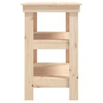 vidaXL Banc de travail 78 5x50x80 cm Bois de pin massif