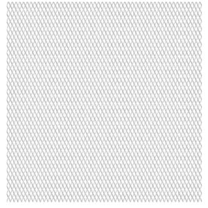 vidaXL Panneau de grillage de jardin Acier inox 50x50 cm 45x20x4 mm