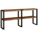 vidaXL Table console 160x33x75 cm en bois massif récupéré