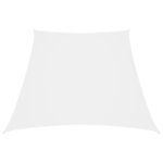 vidaXL Voile de parasol Tissu Oxford trapèze 2/4x3 m Blanc