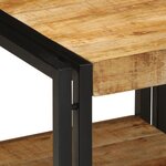 Table basse vidaXL 40x50x38 cm en bois de manguier massif