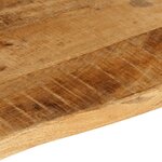 vidaXL Dessus de table 90x60x2 5 cm bord vif bois massif manguier brut