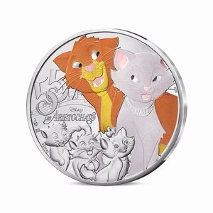 Les classiques d'animation Disney - Les Aristochats - Monnaie de 10€ Argent