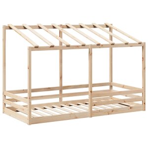 vidaXL Lit pour enfants avec toit 90x200 cm bois massif de pin
