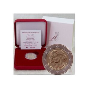 Monaco 2 Euros Commémo. BU 2011 - Mariage Prince Albert II et Princesse Charlène