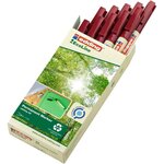 Marqueur Permanent 25 Ecoline rouge 1 mm x 10 EDDING