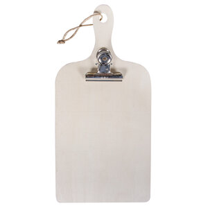 Porte bloc-note en bois 28 cm